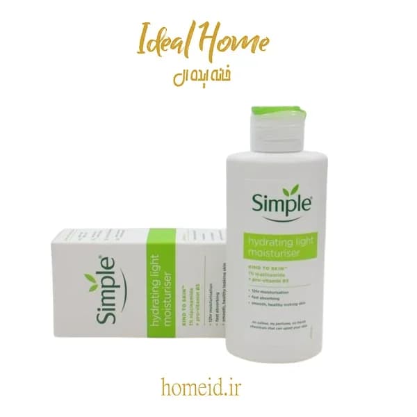کرم آبرسان و مرطوب کننده سیمپل مدل Light حجم 125 میل — تصویر ۳