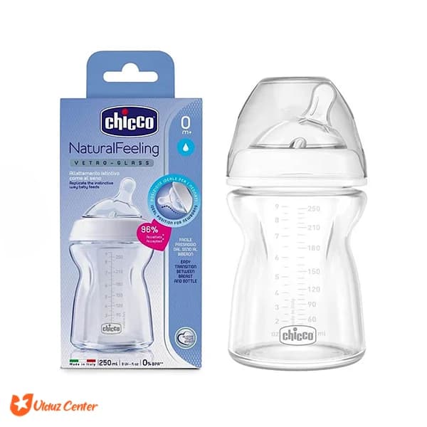 شیشه شیر کودک نچرال فیلینگ چیکو از 2 ماهگی 250 میل
