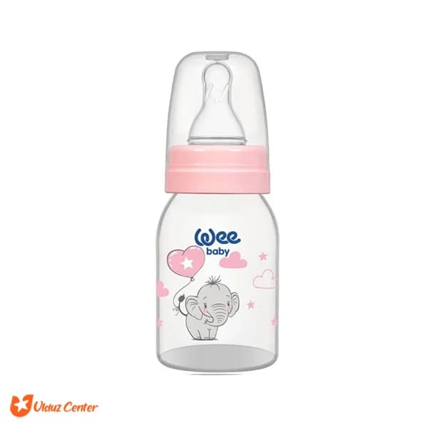 شیشه شیرخوری صورتی کودک وی بیبی 0 تا 6 ماه 250 میل کد 852 — تصویر ۳