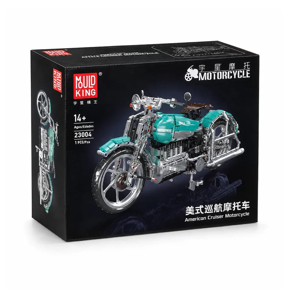 لگو موتور هارلی دویدسون مدل American Cruiser Motorcycle برند Mould King کد 23004 — تصویر ۲