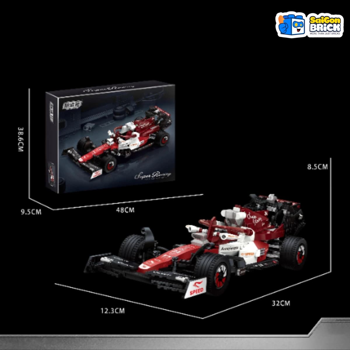 لگو ماشین مسابقه ای فرمول یک مدل Super Racing کد 2222 — تصویر ۱۲