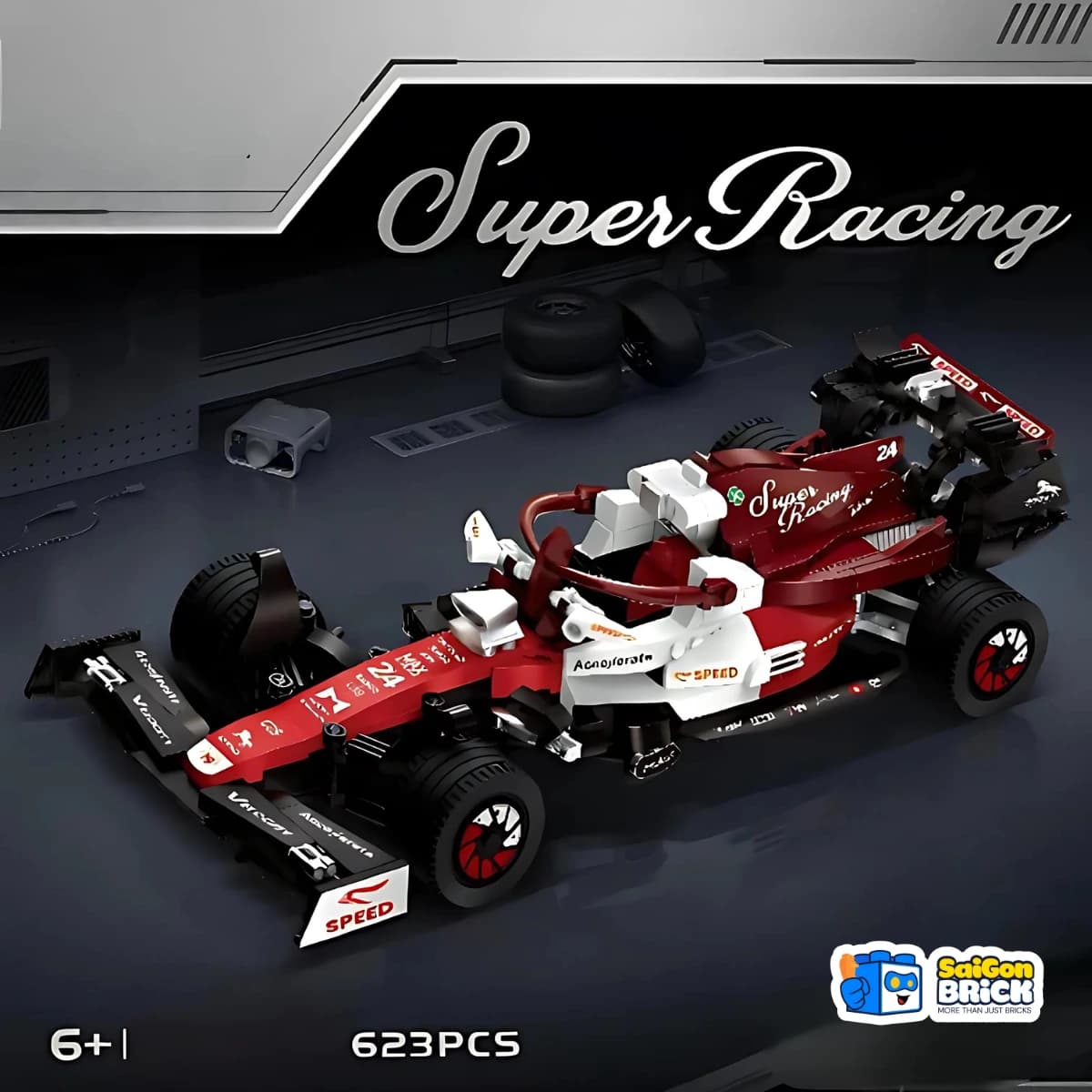لگو ماشین مسابقه ای فرمول یک مدل Super Racing کد 2222 — تصویر ۵