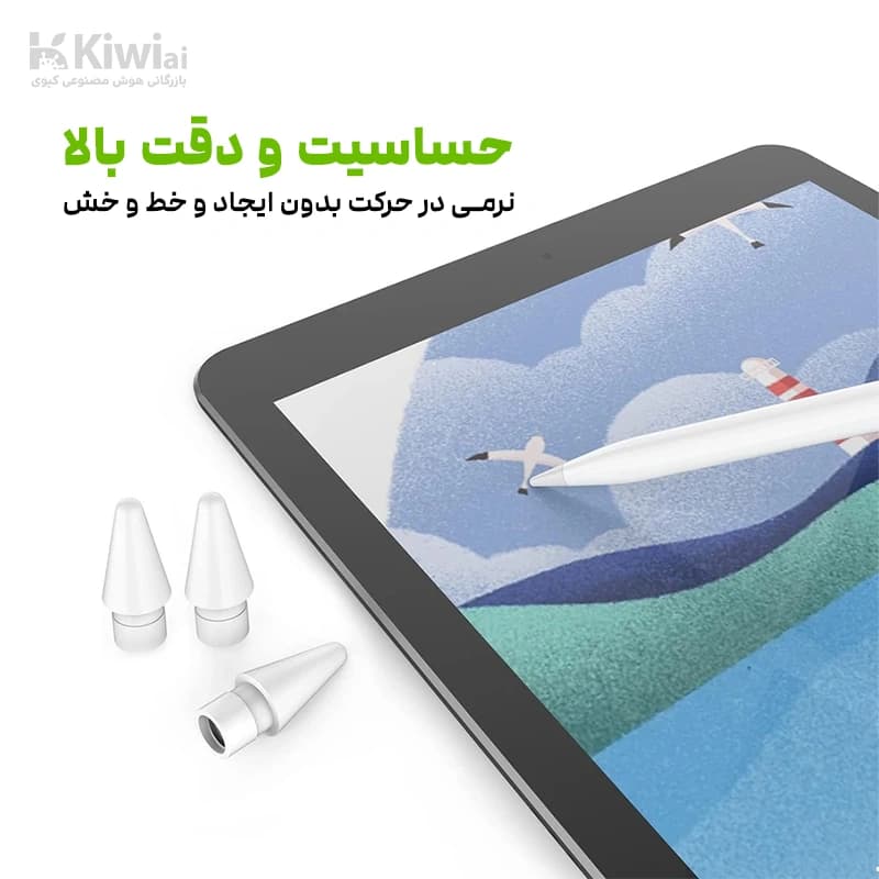 نوک قلم لمسی اپل مدل Pencil Tips بسته 4 عددی — تصویر ۸