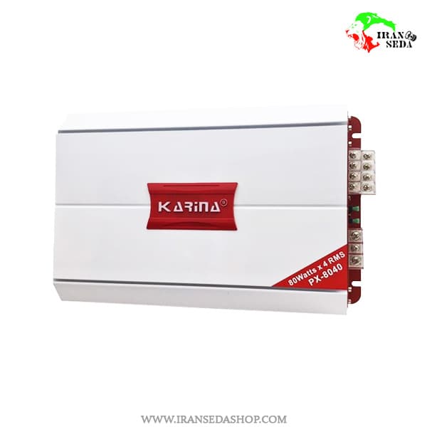 آمپلی فایر 4 کانال کارینا مدل KARINA PX-8040 بسته یک عددی — تصویر ۲