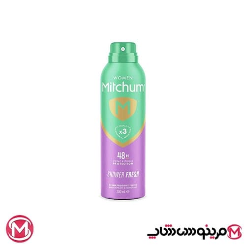 اسپری ضدتعریق زنانه میچام رایحه SHOWER FRESH حجم 200 میلی‌لیتر — تصویر ۸