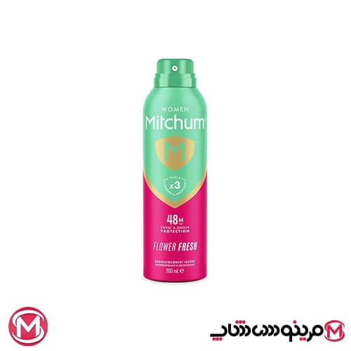 اسپری ضدتعریق زنانه میچام رایحه FLOWER FRESH حجم 200 میلی‌لیتر — تصویر ۶