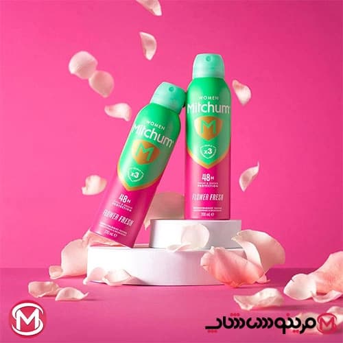 اسپری ضدتعریق زنانه میچام رایحه FLOWER FRESH حجم 200 میلی‌لیتر — تصویر ۷
