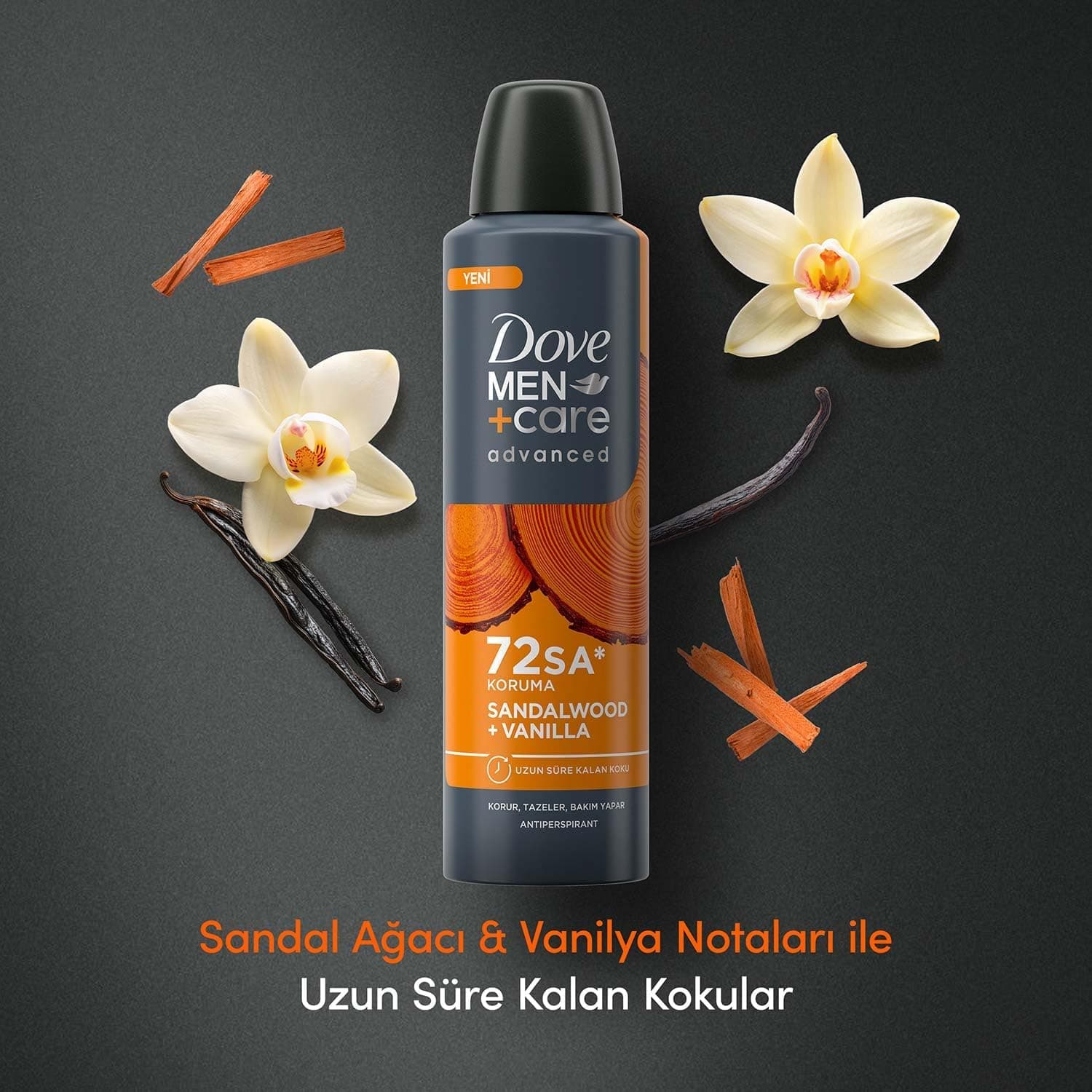 اسپری دئودورانت مردانه داو ایتالیا مدل SANDALWOOD + VANILLA حجم 250 میلی‌لیتر — تصویر ۸