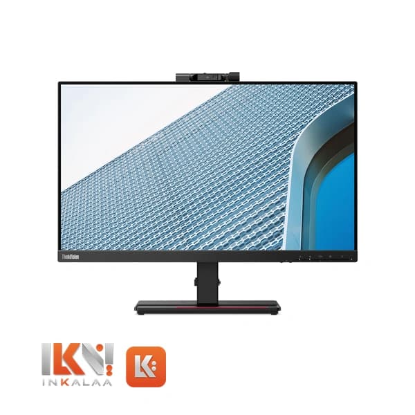 مانیتور 24 اینچ بدون حاشیه لنوو مدل T24V-20 LED IPS با دوربین و اسپیکر استوک