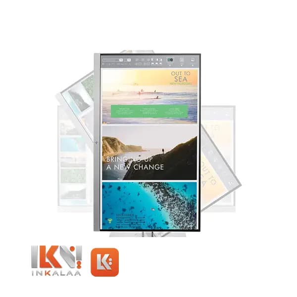 مانیتور 23 اینچ بدون حاشیه اچ‌پی مدل E233 LED IPS استوک — تصویر ۹