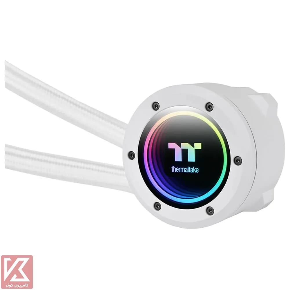 خنک کننده مایع پردازنده سفید ترمالتیک TH360 V2 ARGB SNOW — تصویر ۶