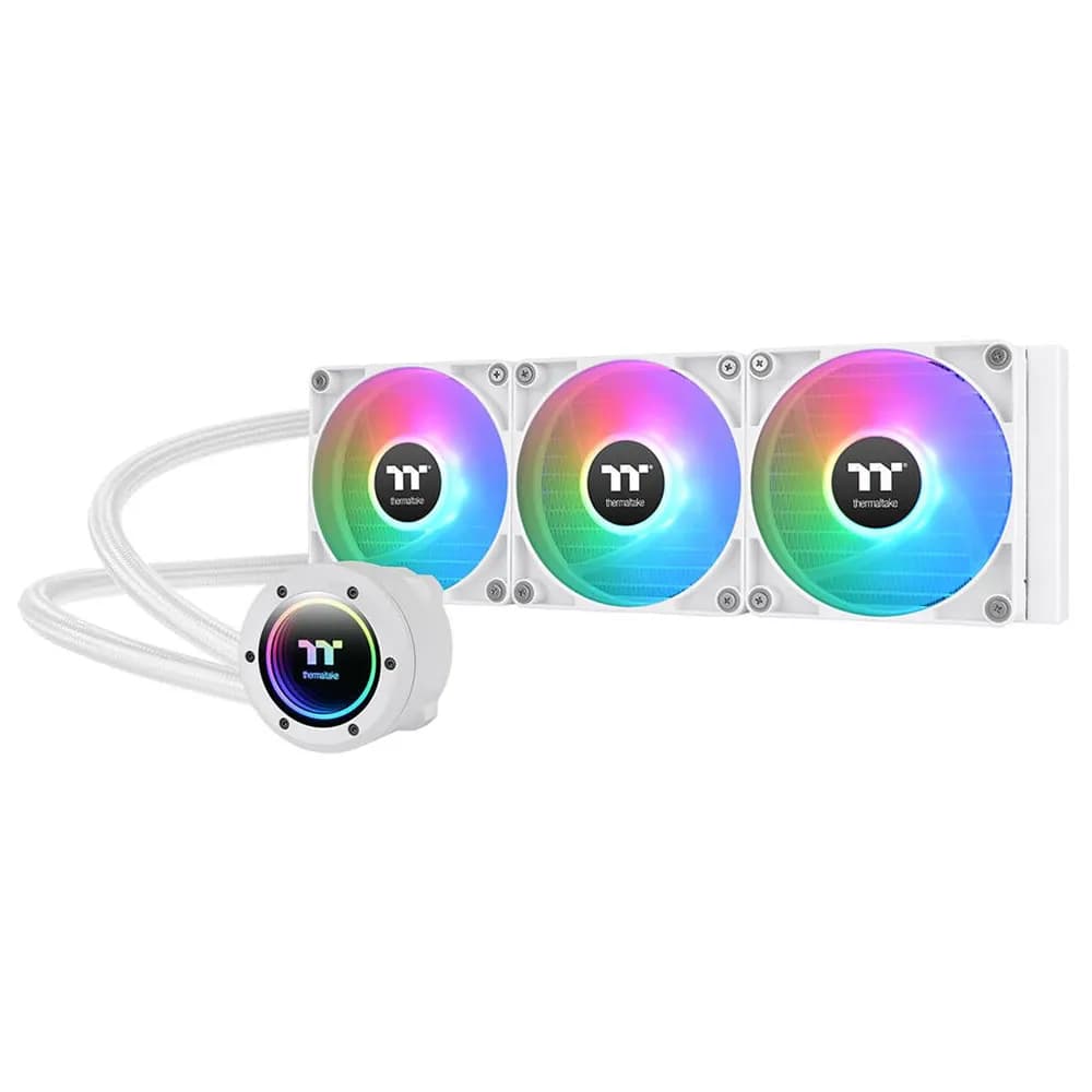 خنک کننده مایع پردازنده سفید ترمالتیک TH360 V2 ARGB SNOW