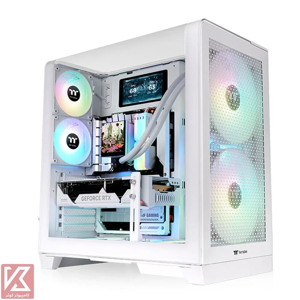 کیس ترمالتیک مدل View 390 Air SNOW — تصویر ۳
