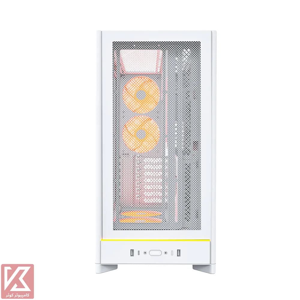 کیس سفید مونتک مدل MONTECH HS01 PRO WHITE — تصویر ۶
