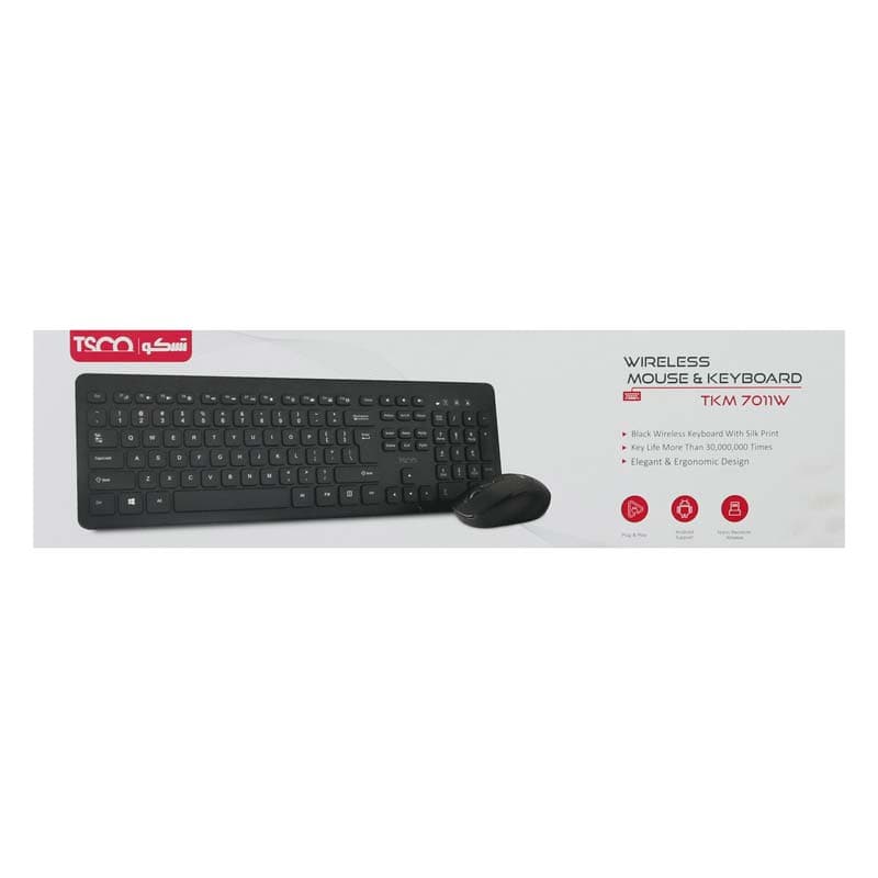 کیبورد و موس بی سیم تسکو TKM 7011w — تصویر ۵