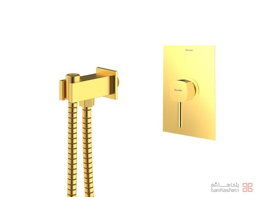 شیر توالت توکار شودر مدل رومر طلایی