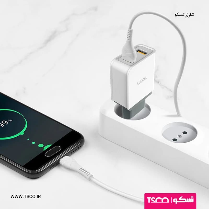 کلگی شارژر 75 وات تسکو مدل TTC 54 — تصویر ۴