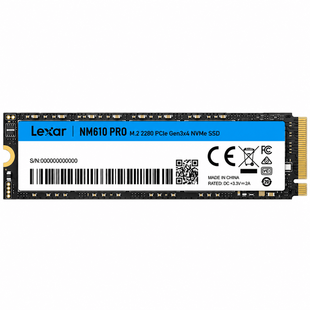 اس اس دی LEXAR NM610 PRO 512GB NVMe M.2 2280