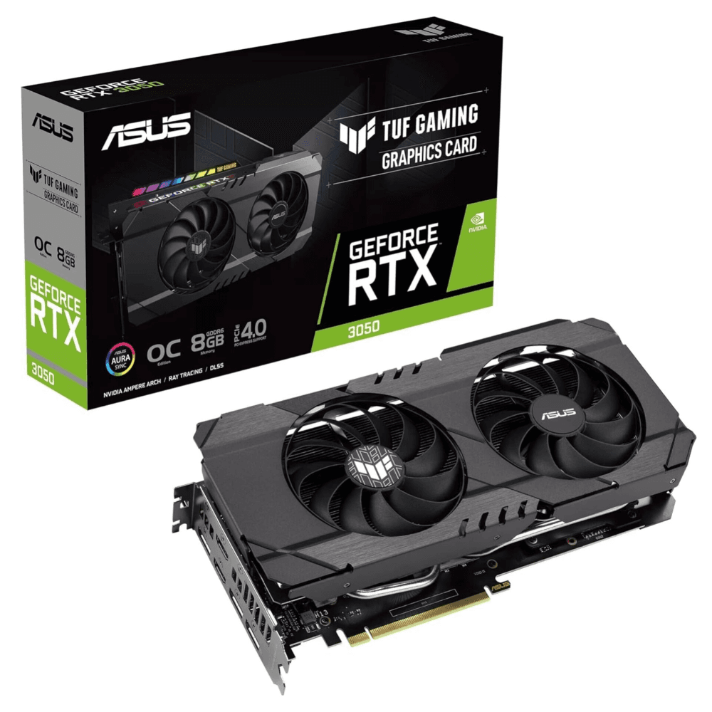 کارت گرافیک ایسوس TUF GAMING RTX 3050 8GB GDDR6 OC