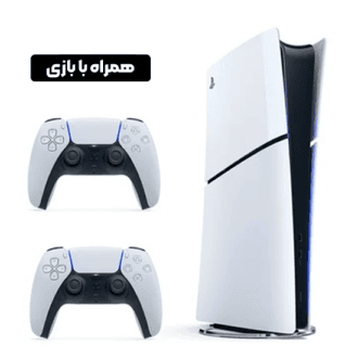 ps5 slim digital 2016 دو دسته با بازی کپی خور