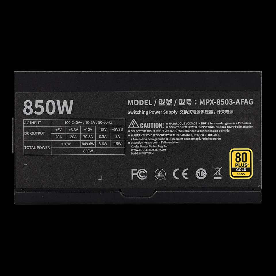 پاور Cooler Master MWE Gold 850W V3 ATX 3.1 — تصویر ۹