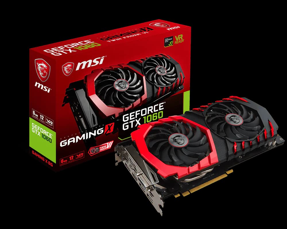 کارت گرافیک MSI GeForce GTX 1060 GAMING X 6GB GDDR5 استوک