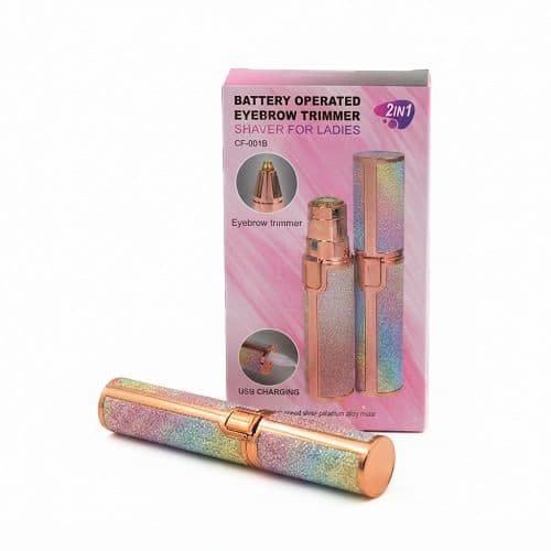 موزن دو کاره اکلیلی شارژی مدل CF-001A مخصوص صورت و ابرو