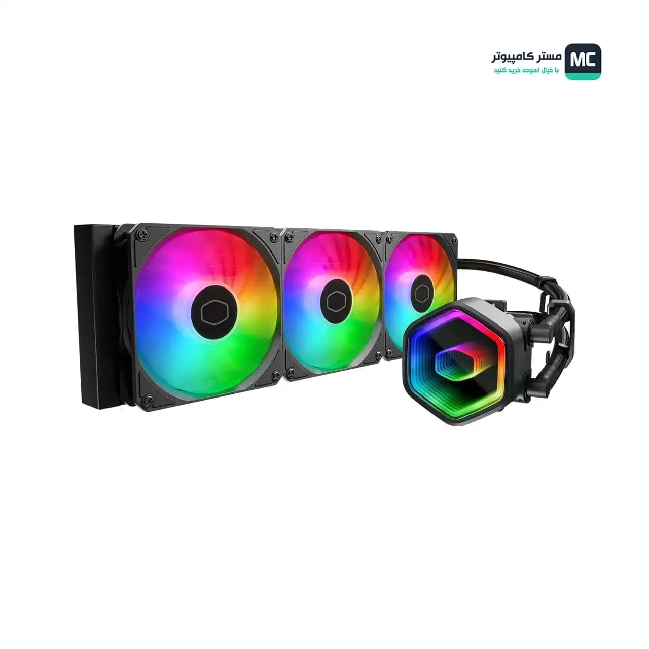 خنک کننده مایع کولر مستر MASTERLIQUID CORE II BLACK — تصویر ۱۲