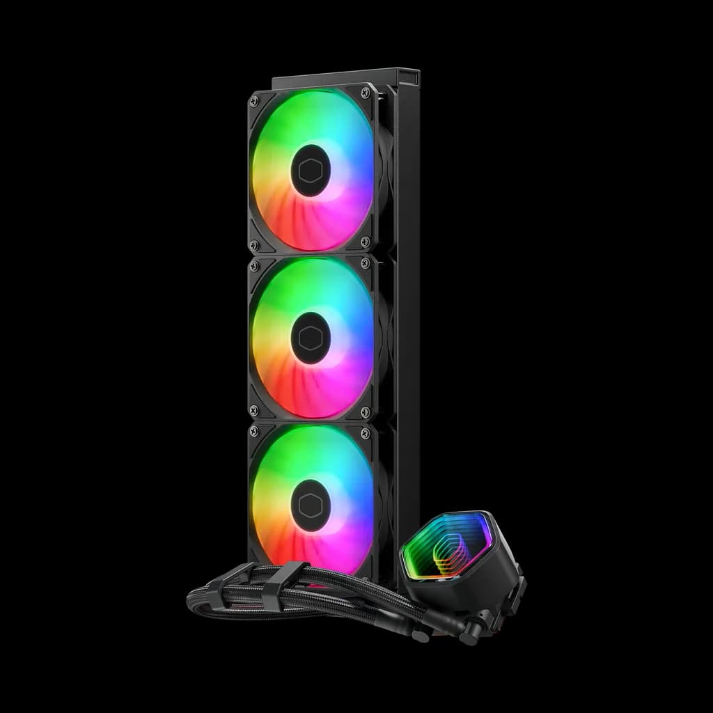 خنک کننده مایع کولر مستر MASTERLIQUID CORE II BLACK — تصویر ۳