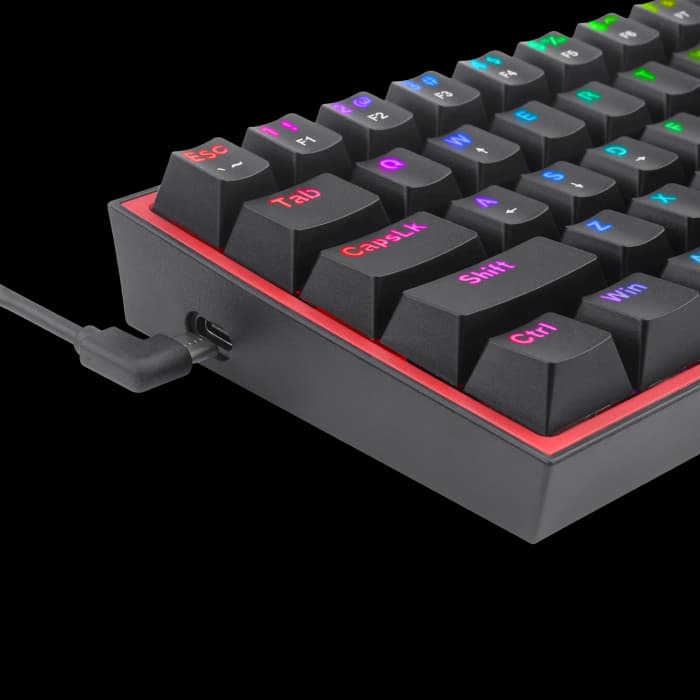 کیبورد ردراگون مدل FIZZ K617 BLACK باسیم — تصویر ۸