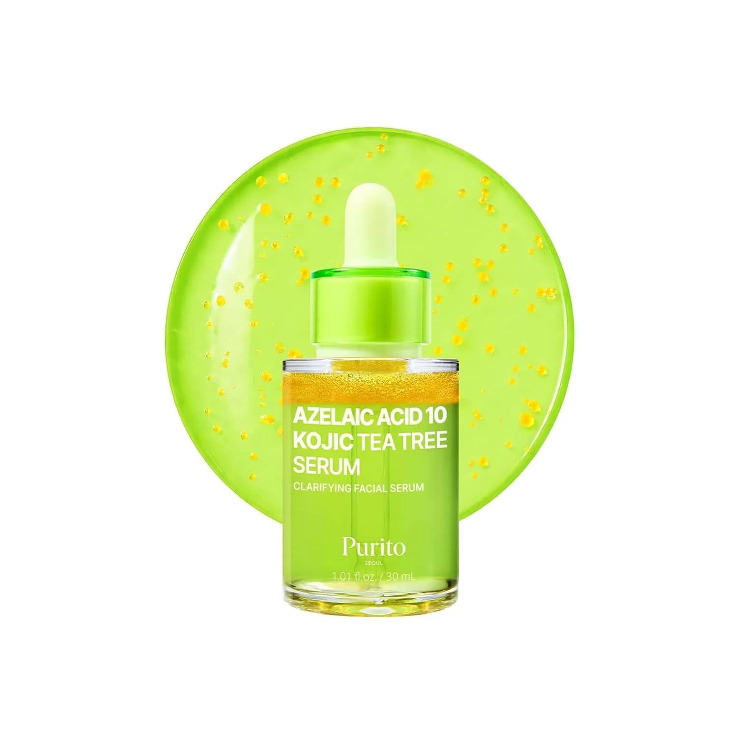 سرم ضد‌جوش پیوریتو‌ مدل Azelaic Kojic Tea Tree حجم 30 میلی‌لیتر