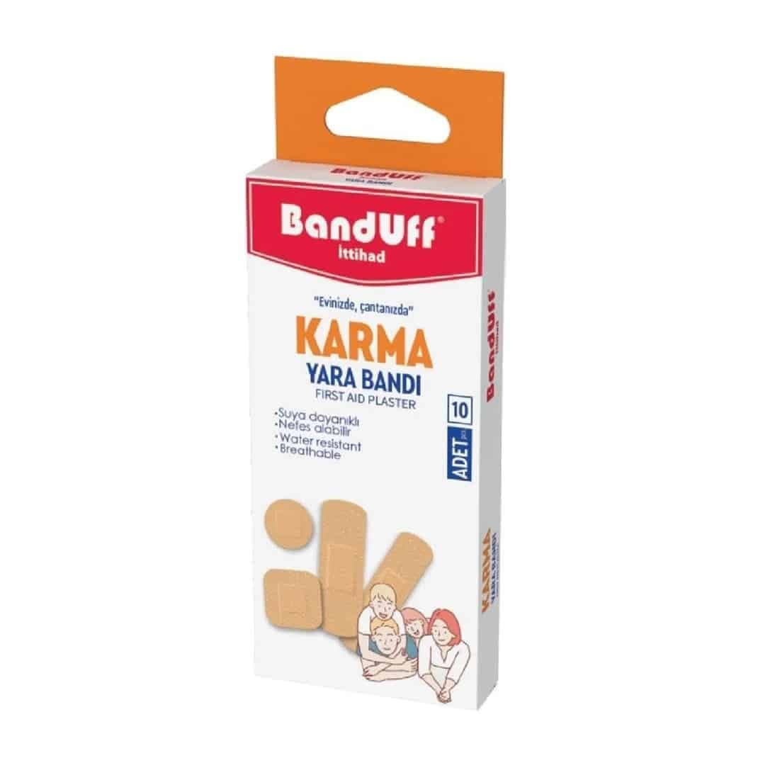 چسب زخم بنداف مدل Karma بسته بندی 10 عددی