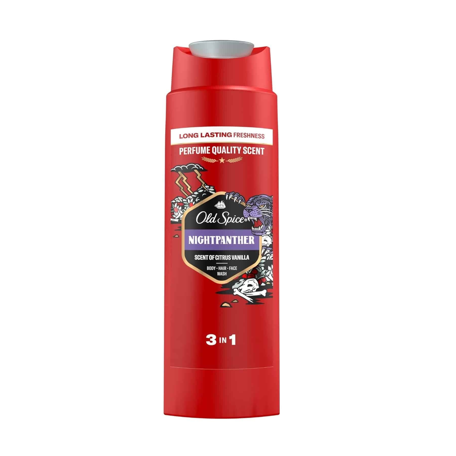 شامپو سر و بدن الد اسپایس مدل Nightpanther Shower Gel