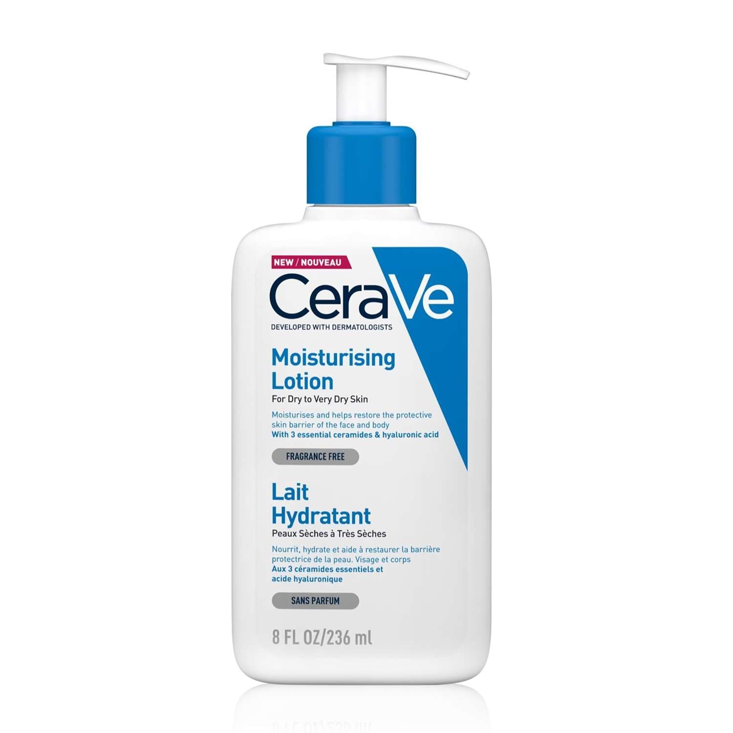 لوسیون مرطوب کننده سراوی مدل Moisturising Lotion حجم 236 میلی‌لیتر