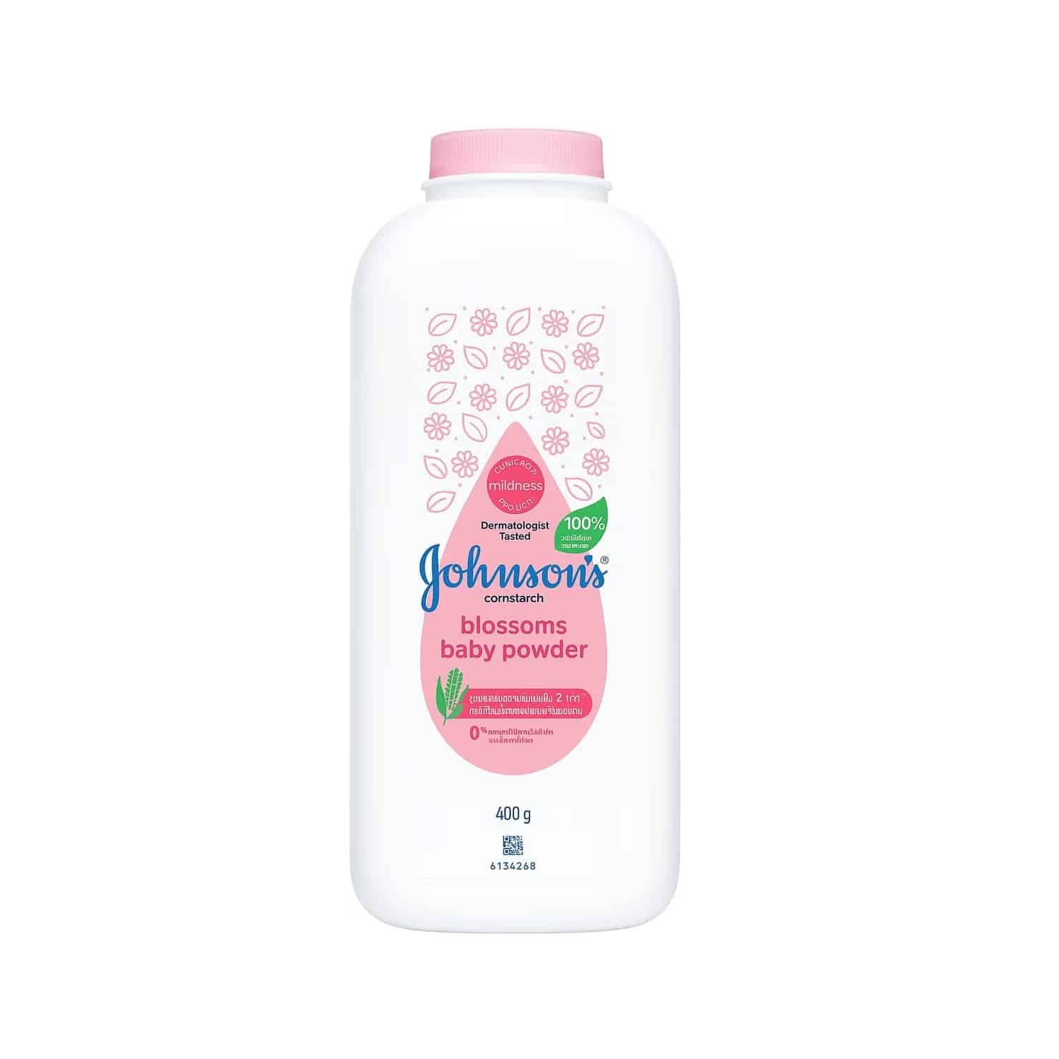 پودر بچه جانسون مدل Blossoms Baby Powder حجم 400 گرم