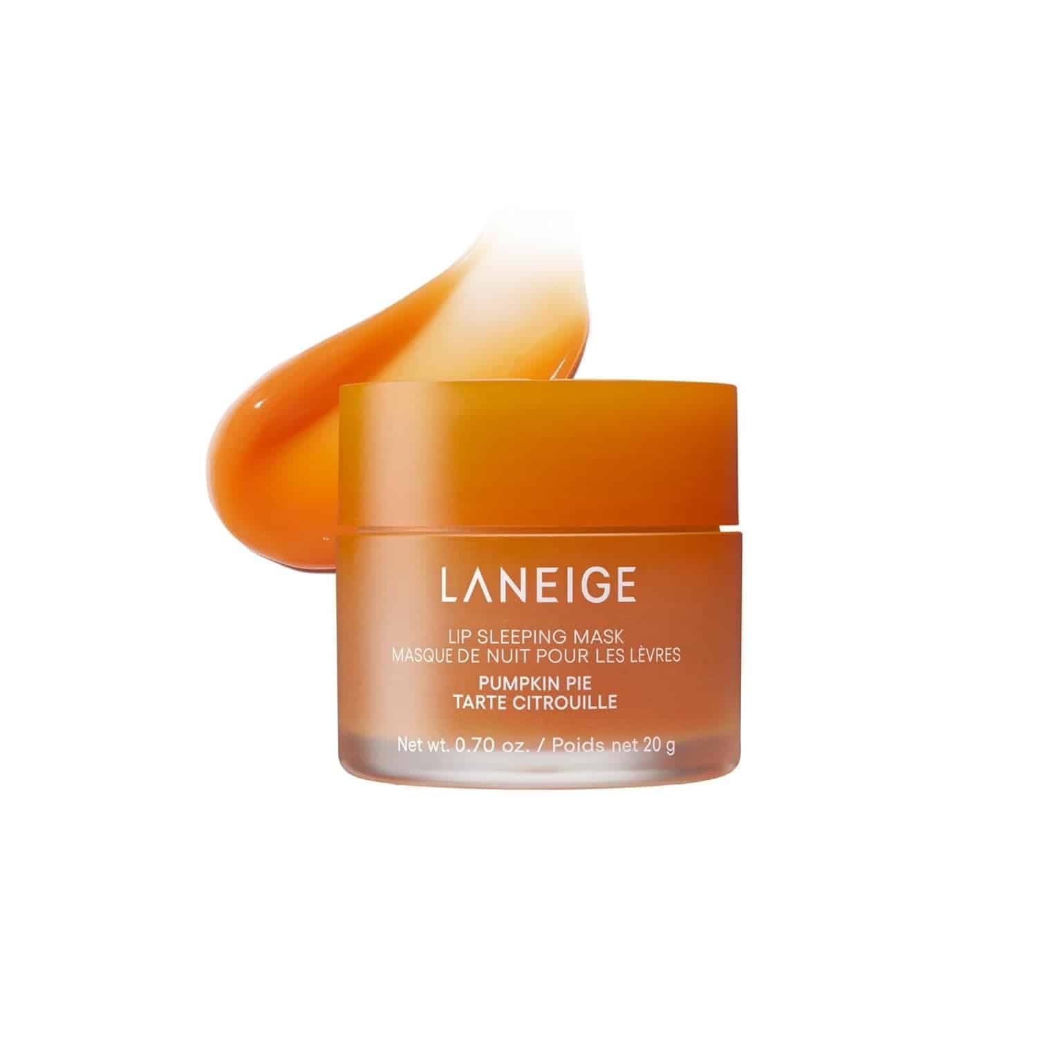 ماسک شب ترمیم کننده لب لانیژ مدل Pumpkin Pie Sleeping Mask