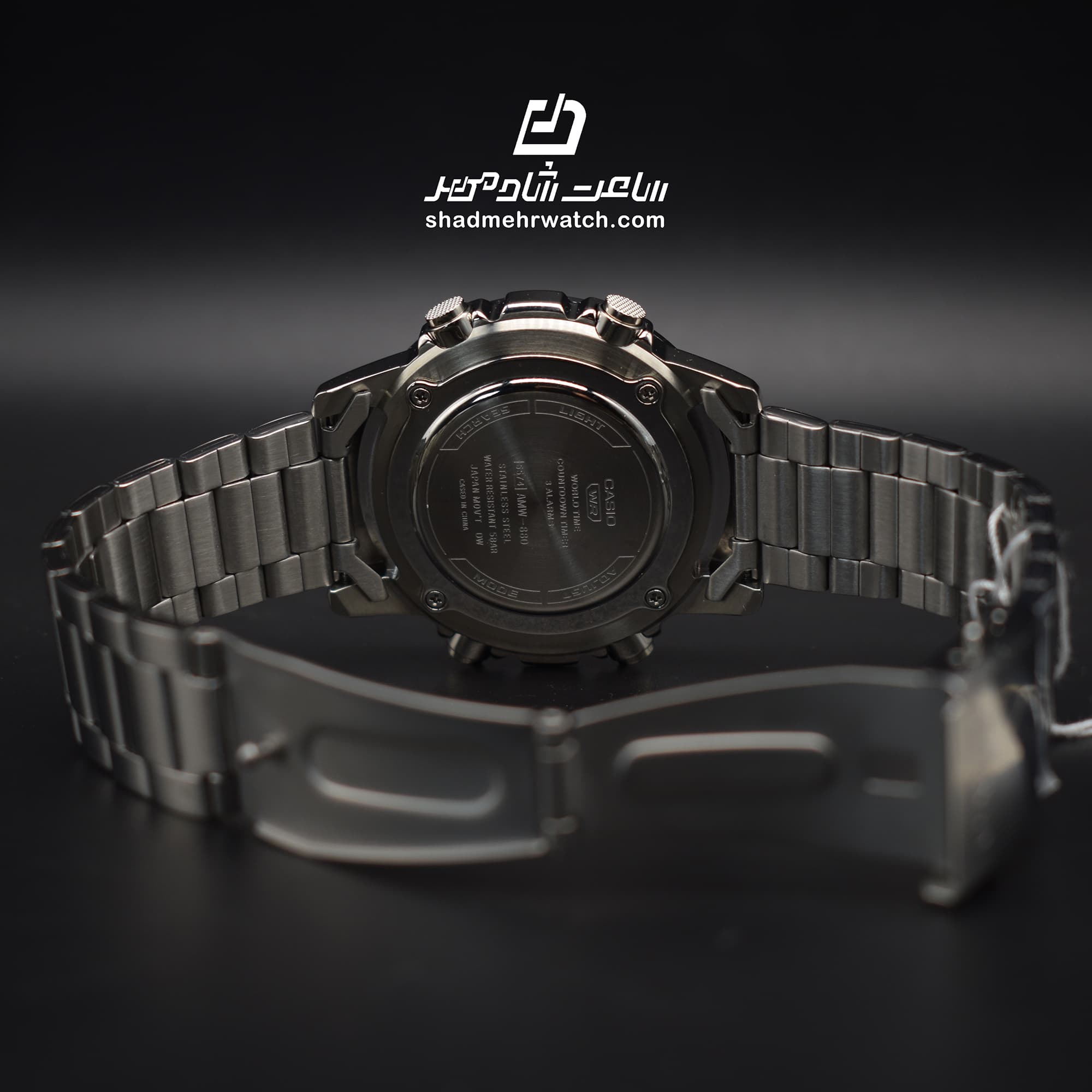ساعت مچی دو زمانه مردانه کاسیو (Casio) AMW-880D-1AVDF — تصویر ۴