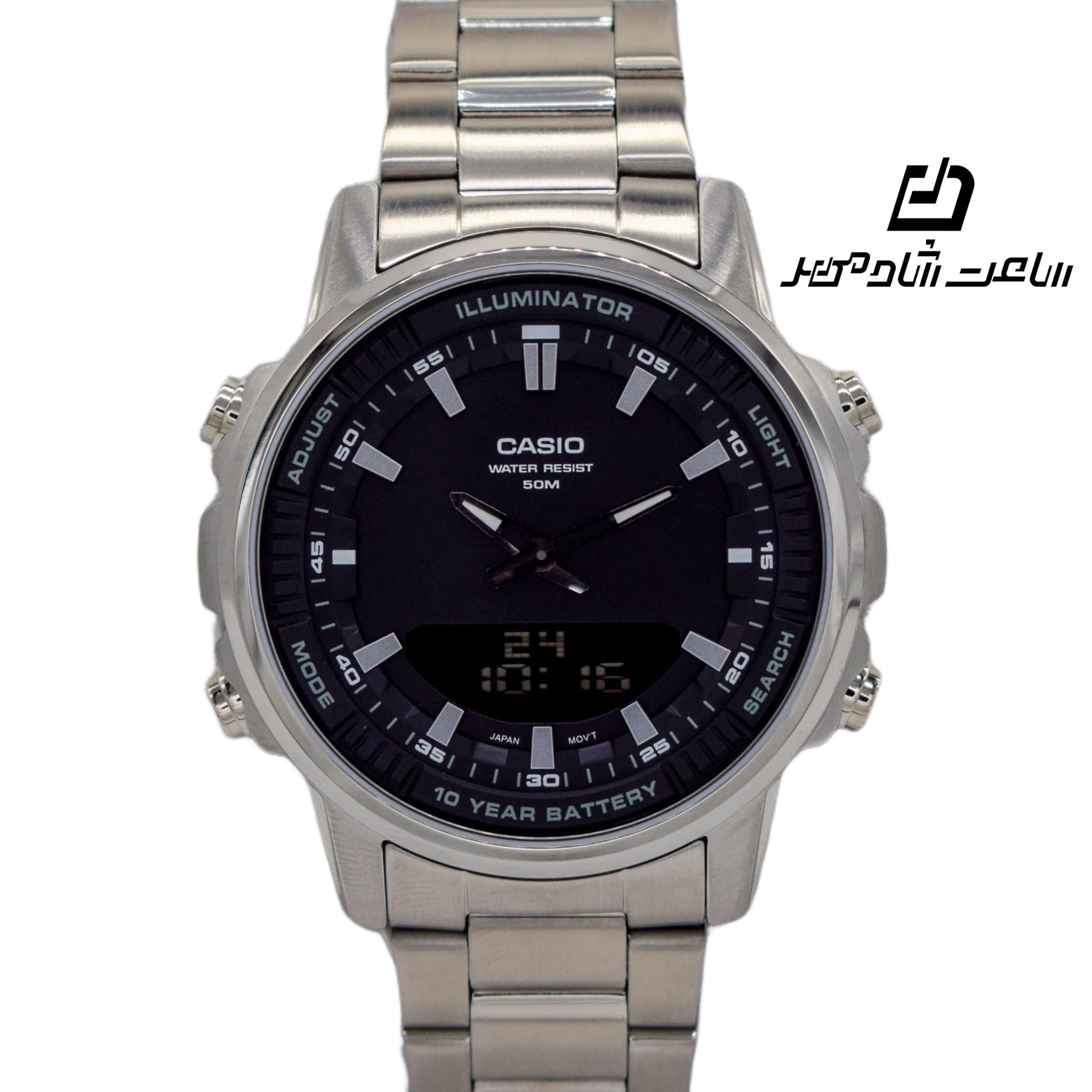 ساعت مچی دو زمانه مردانه کاسیو (Casio) AMW-880D-1AVDF — تصویر ۲