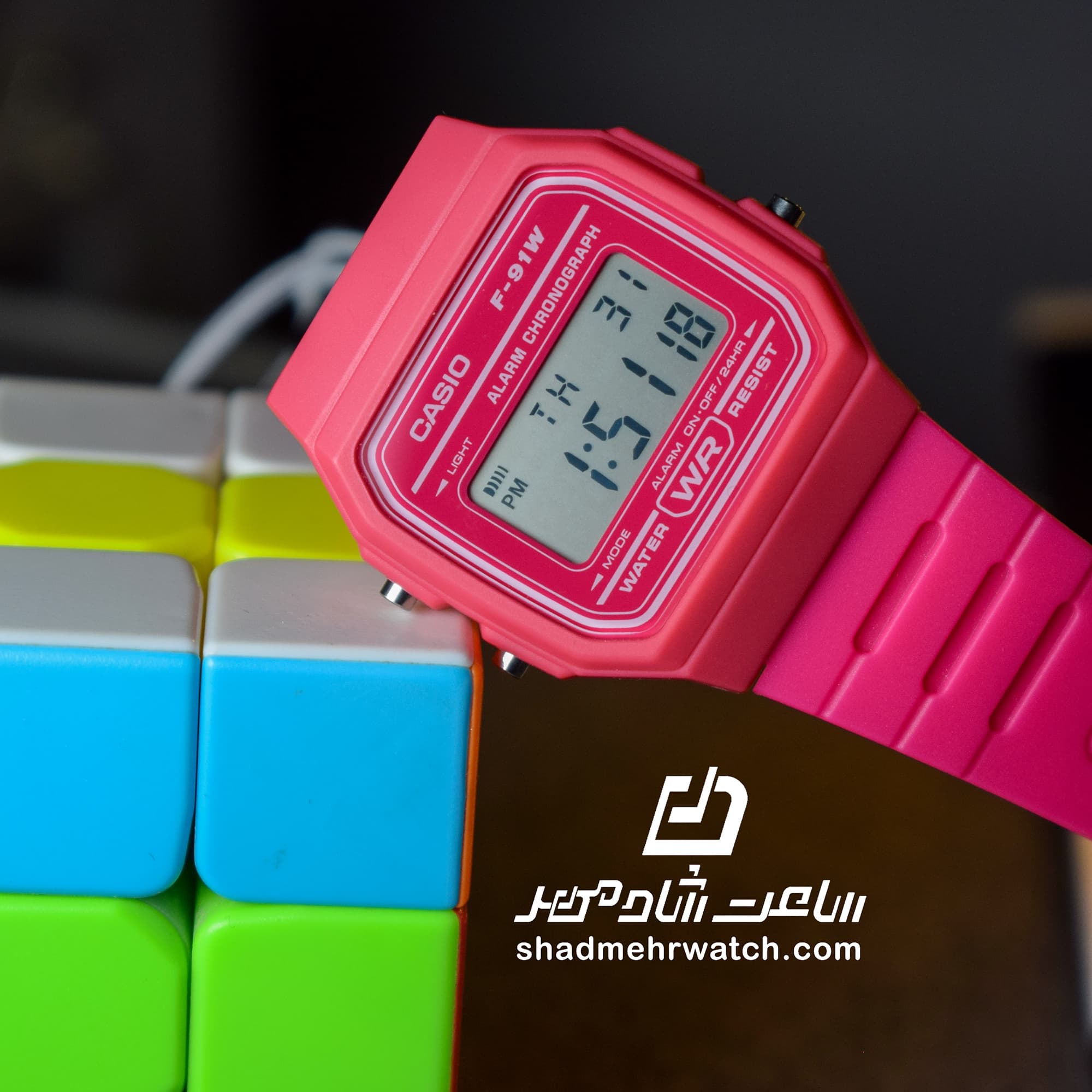 ساعت مچی دیجیتالی اسپرت کاسیو (Casio) F-91WC-4ADF — تصویر ۷