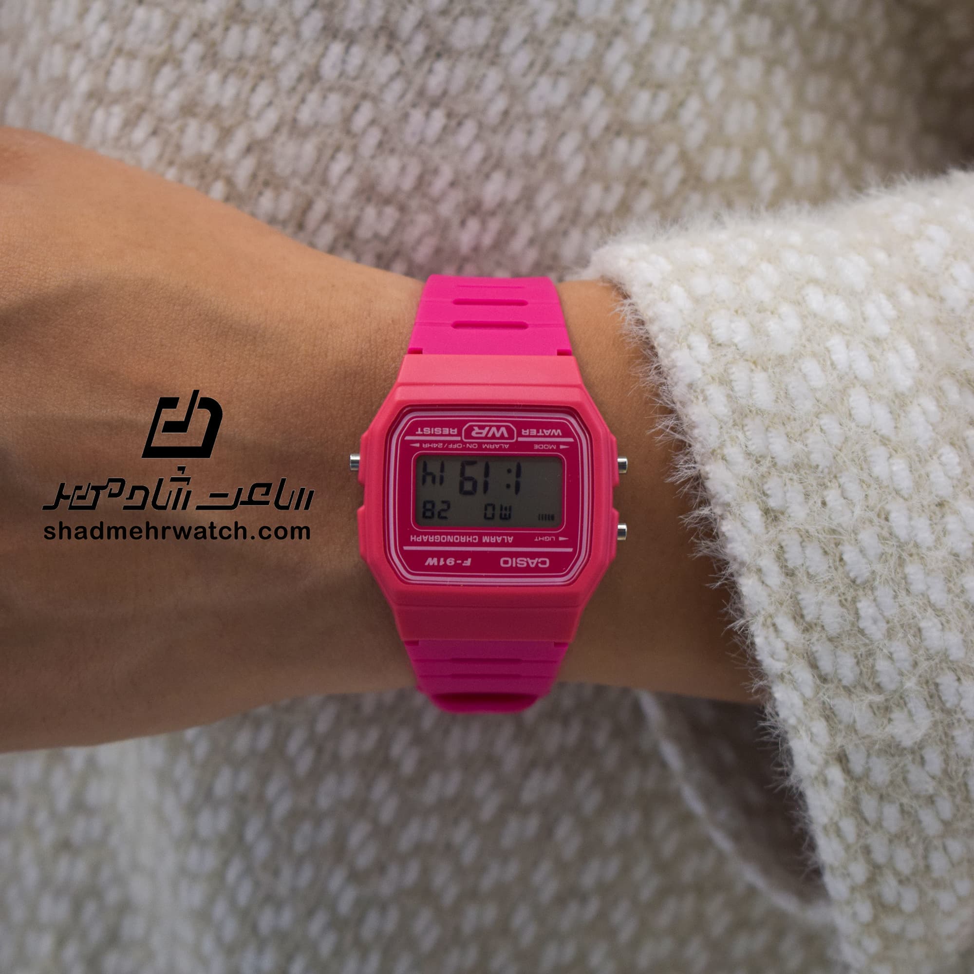 ساعت مچی دیجیتالی اسپرت کاسیو (Casio) F-91WC-4ADF — تصویر ۶