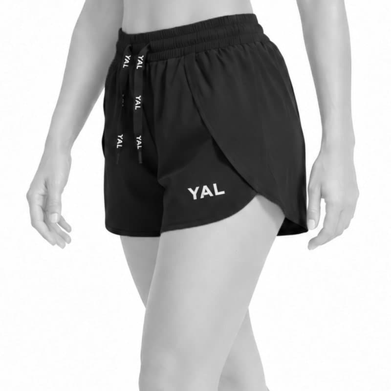 شلوارک ورزشی زنانه یل مدل CN-Yal-26069 مشکی — تصویر ۱۱