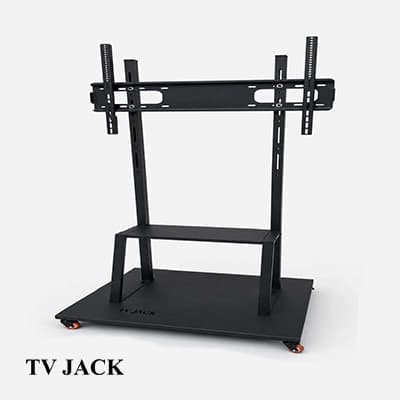 پایه تلویزیون ایستاده تی وی جک مدل X80 مخصوص 105 اینچ