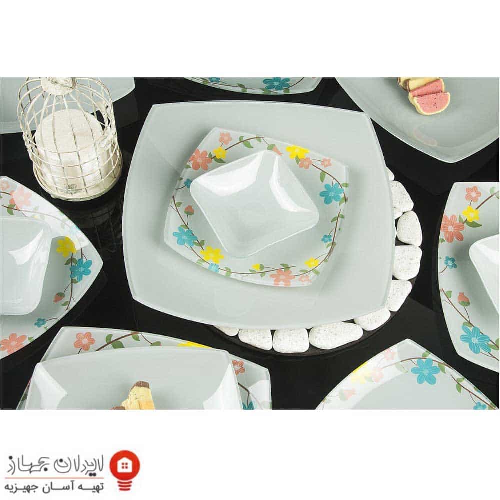 ظروف شیشه ای 25 پارچه طرح شایلی کویین کد797