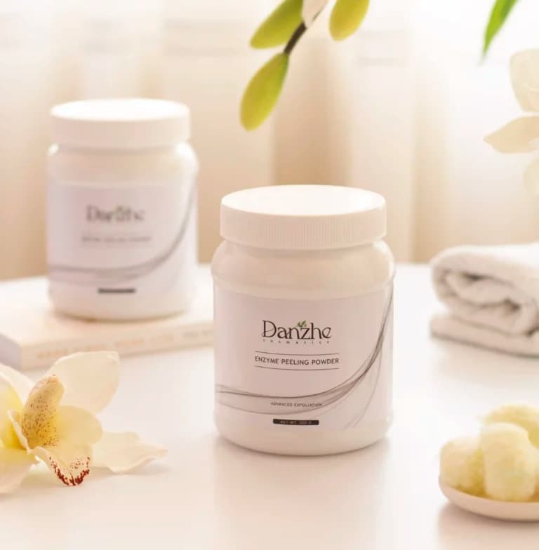 پیلینگ آنزیمی دانژه حجم 300 گرم enzyme peeling powder — تصویر ۲