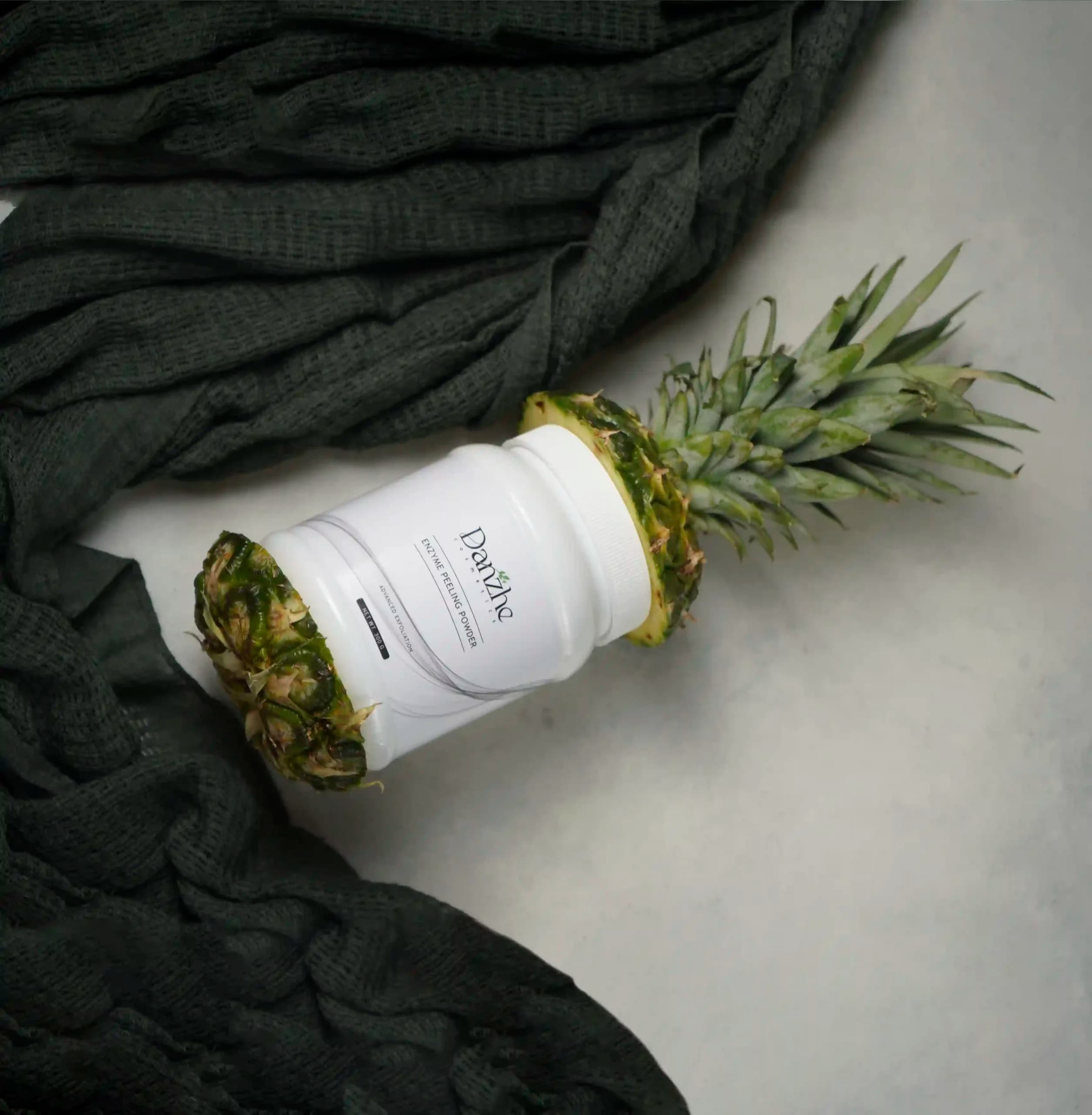 پیلینگ آنزیمی دانژه حجم 300 گرم enzyme peeling powder — تصویر ۵