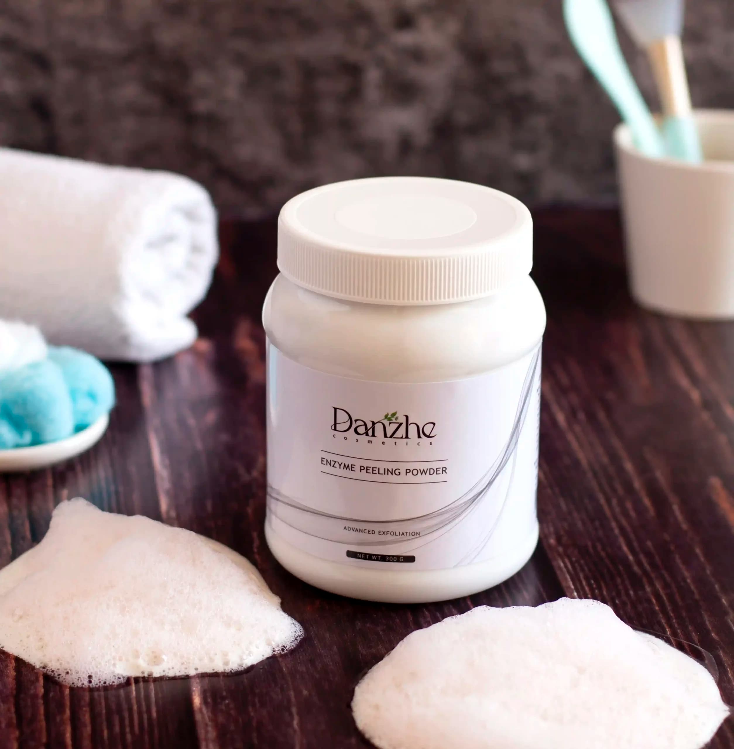 پیلینگ آنزیمی دانژه حجم 300 گرم enzyme peeling powder — تصویر ۴