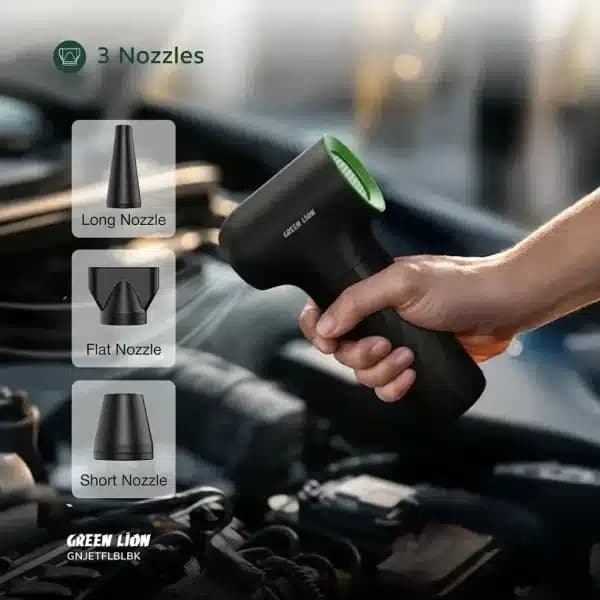 جت فن شارژی گرین لاین JetFlow با موتور براشلس 90 وات — تصویر ۱۱