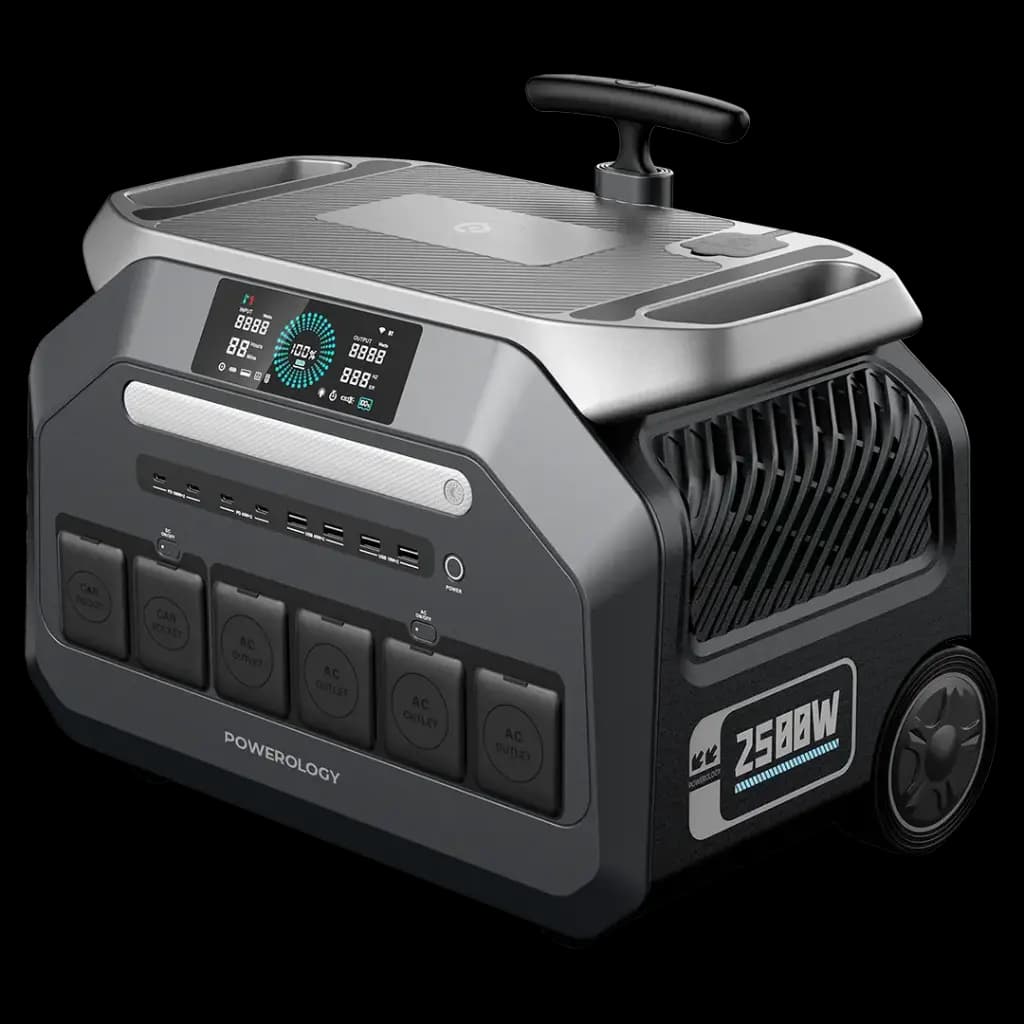 ژنراتور 640000 میلی آمپر پاورولوژی Solar Input Portable Generator
