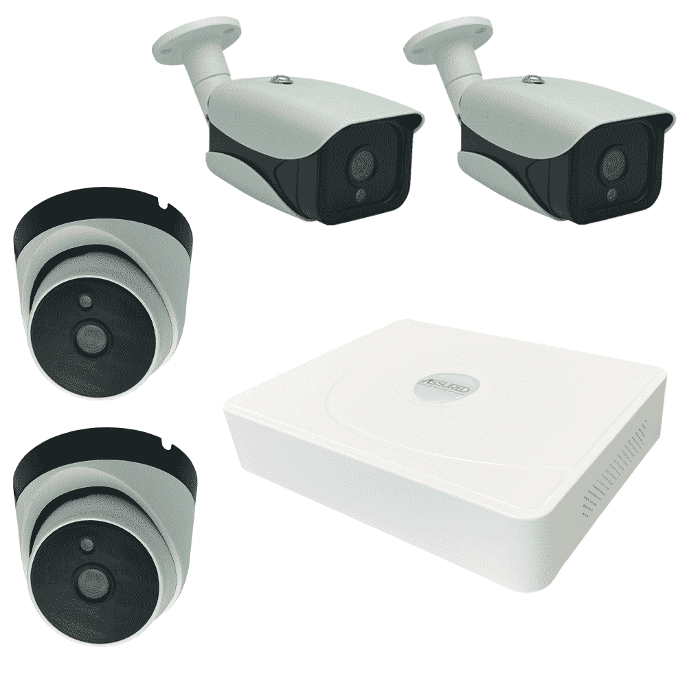 پک دوربین مداربسته 4 کانال 4 مگاپیکسل AHD کد KC3D4 — تصویر ۳