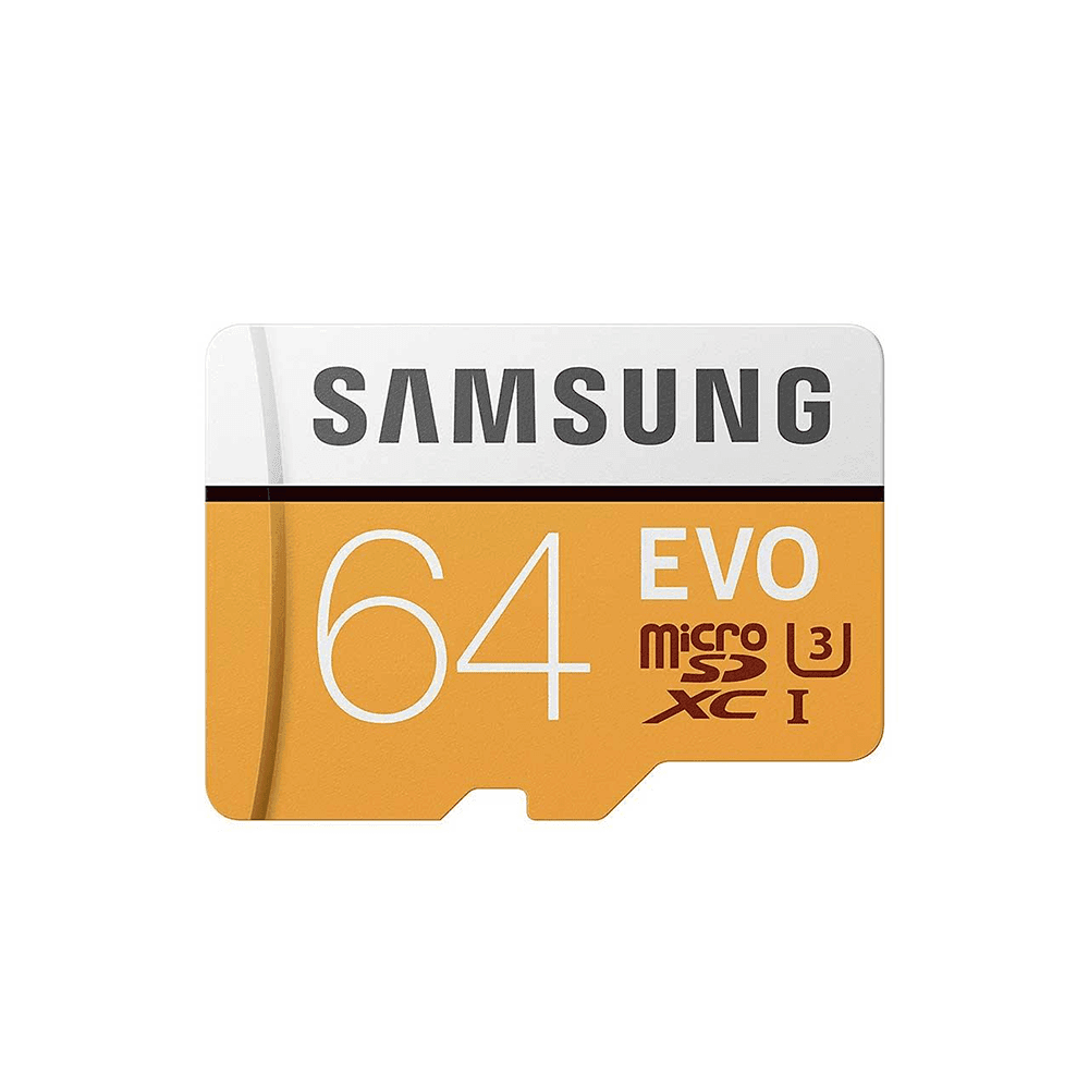 کارت حافظه microSDXC سامسونگ مدل Evo کلاس 10 استاندارد UHS-I U3 با آداپتور SD ظرفیت 64 گیگابایت
